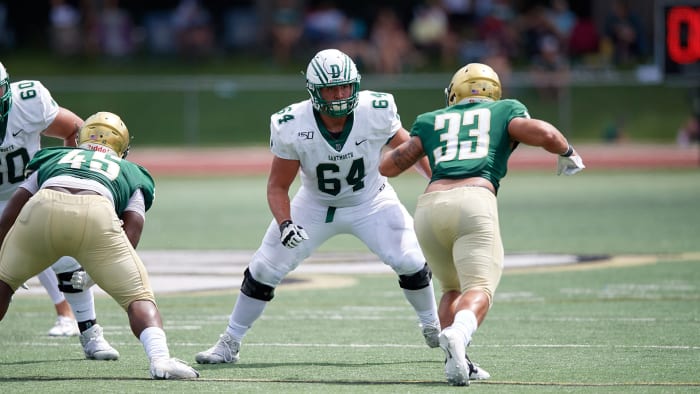 John Paul Flores, Dartmouth Big Green football, Virginia Cavaliers football